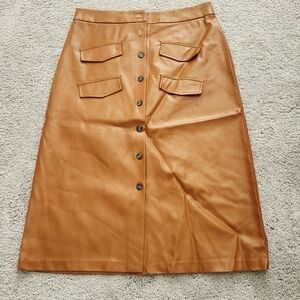 Mare Mare x Anthro Vegan Leather Skirt Sz 16/XL